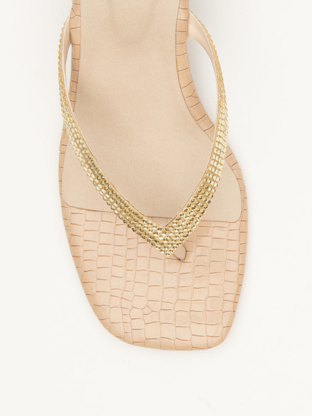 SIGNATURE THONG WEDGES