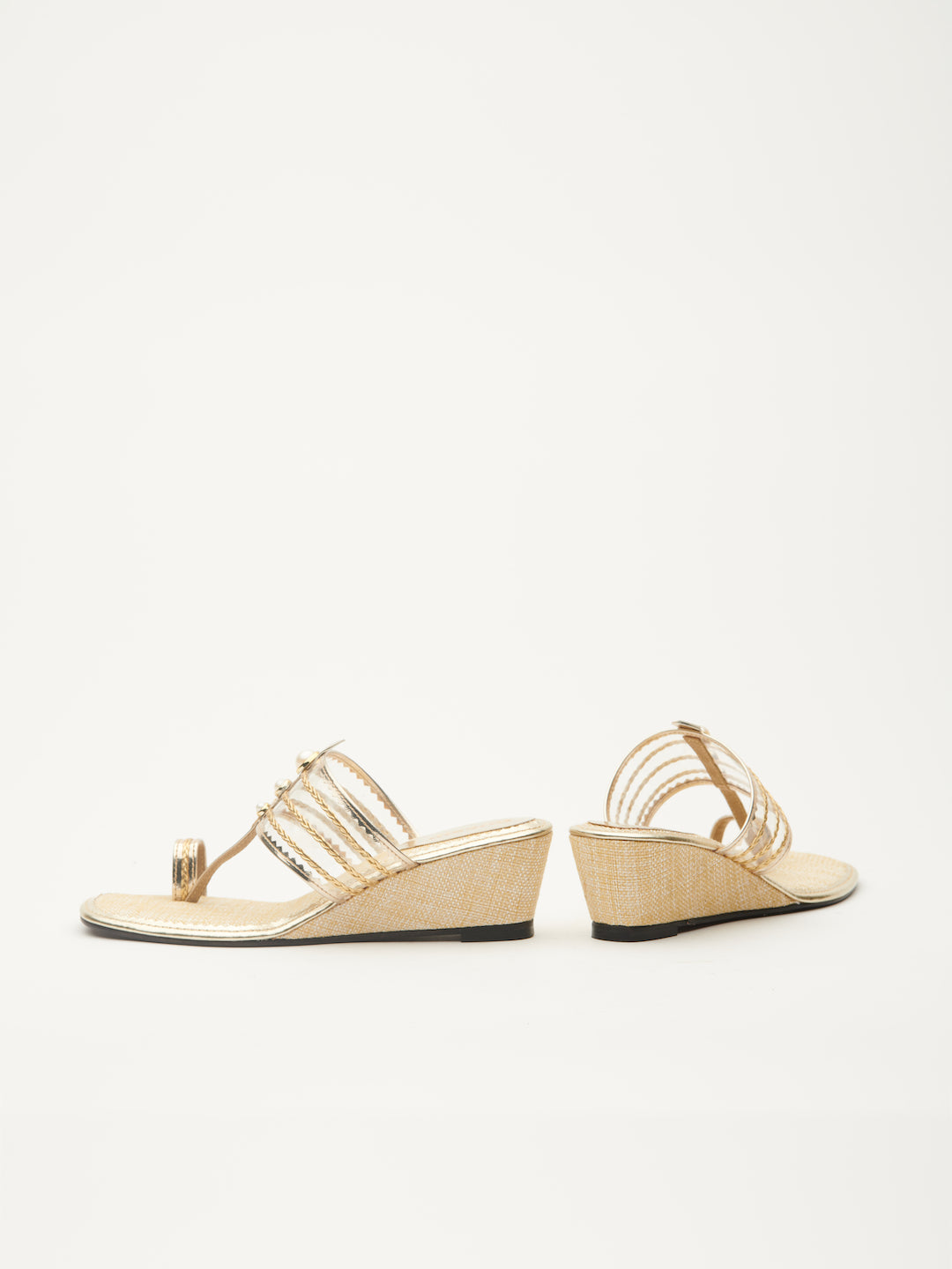 'PEARL'SUIT OF HAPPINESS WEDGES