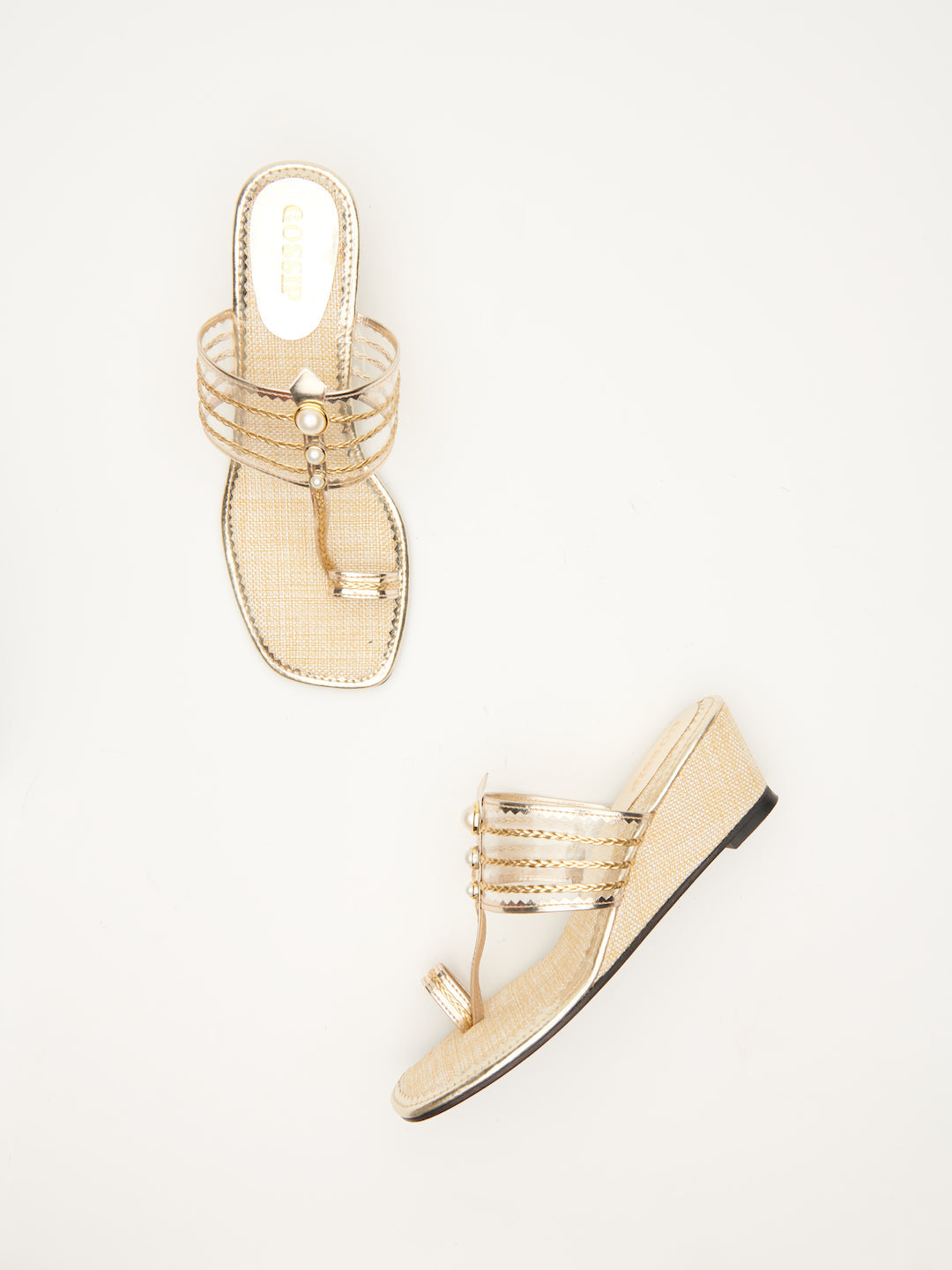 Pearlsuit of Happiness Wedges