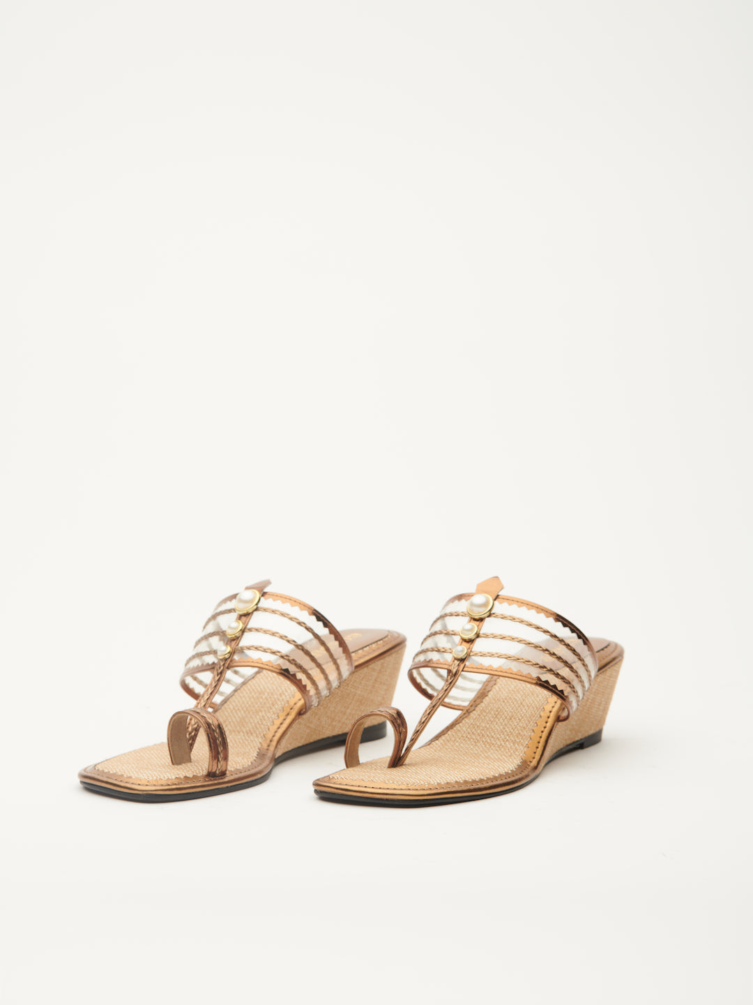 Pearlsuit of Happiness Wedges