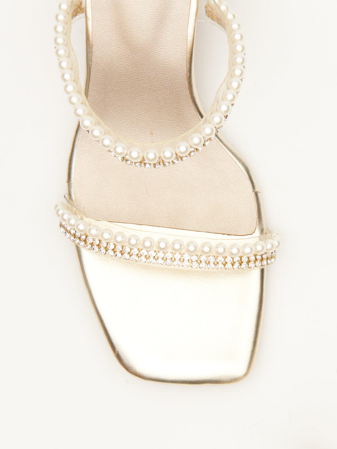 EMBLAZED HAND EMBRIODERED HEELS