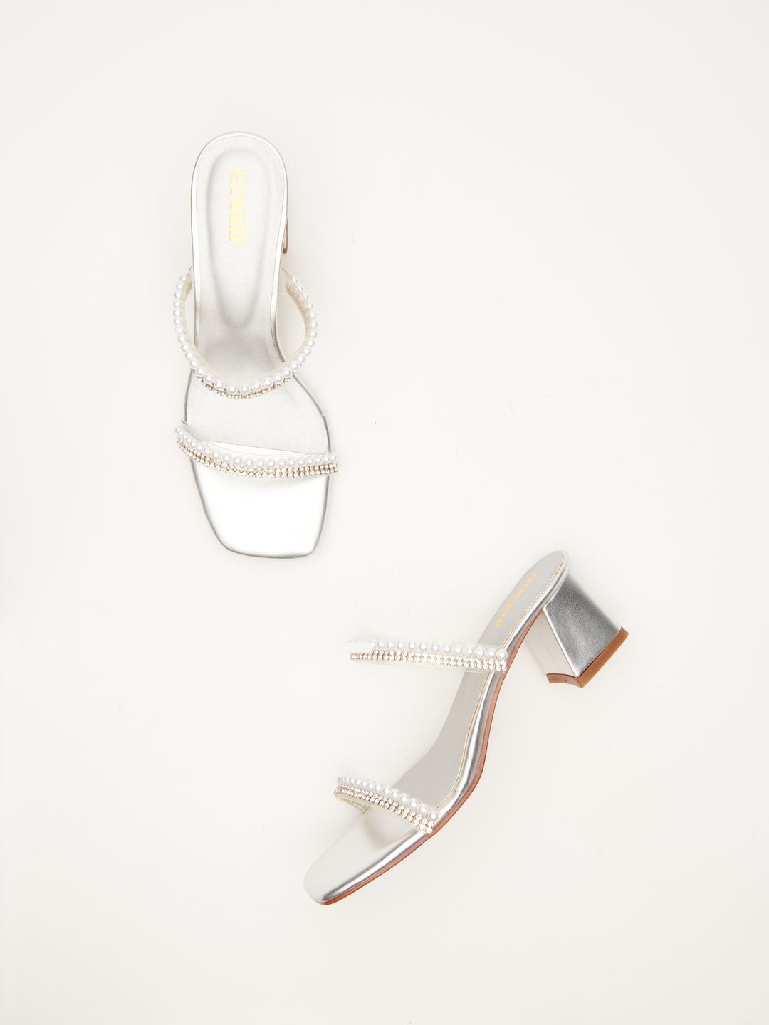 EMBLAZED HAND EMBRIODERED HEELS