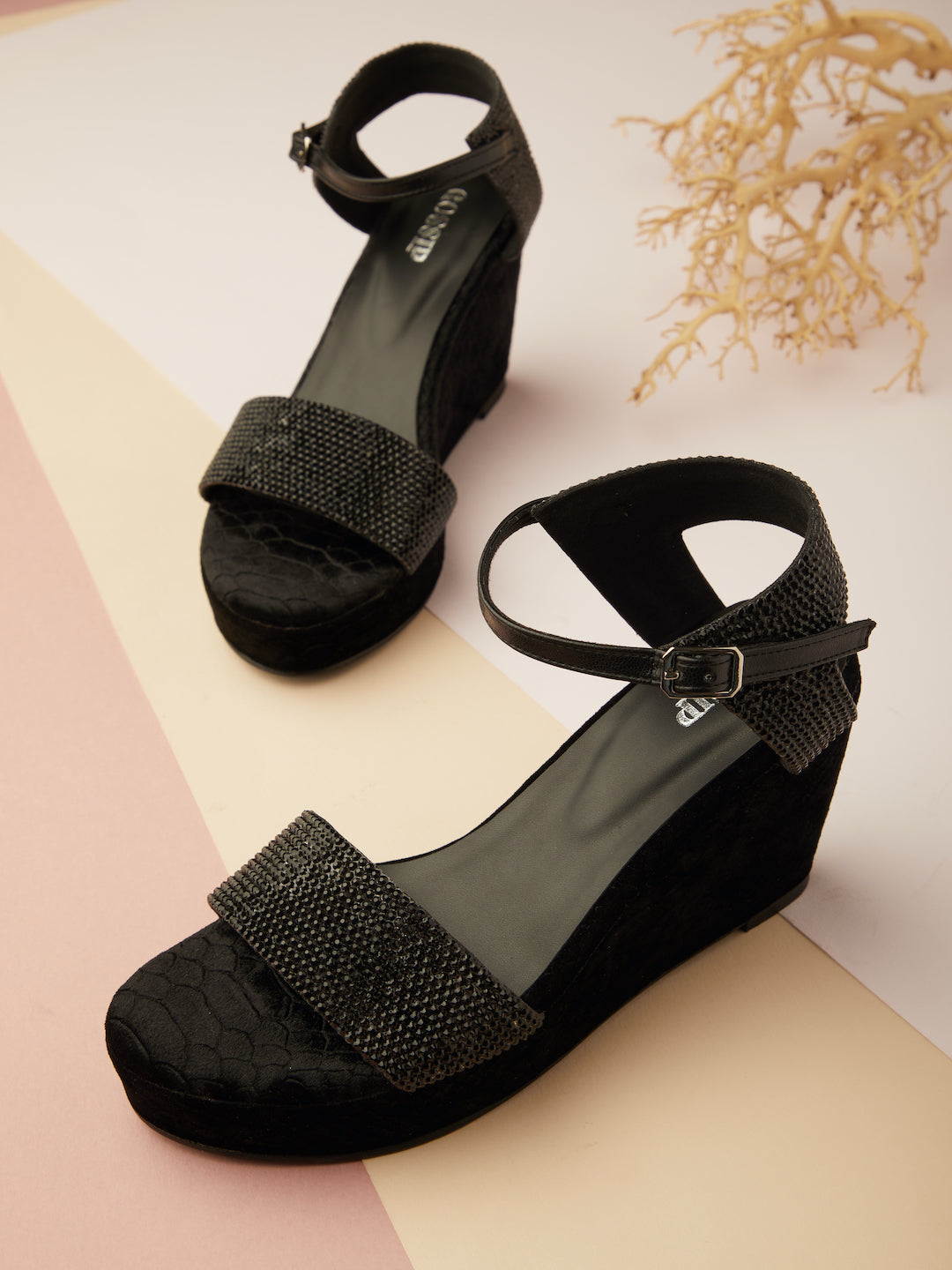 BOMBAY VELVET PLATFORMS