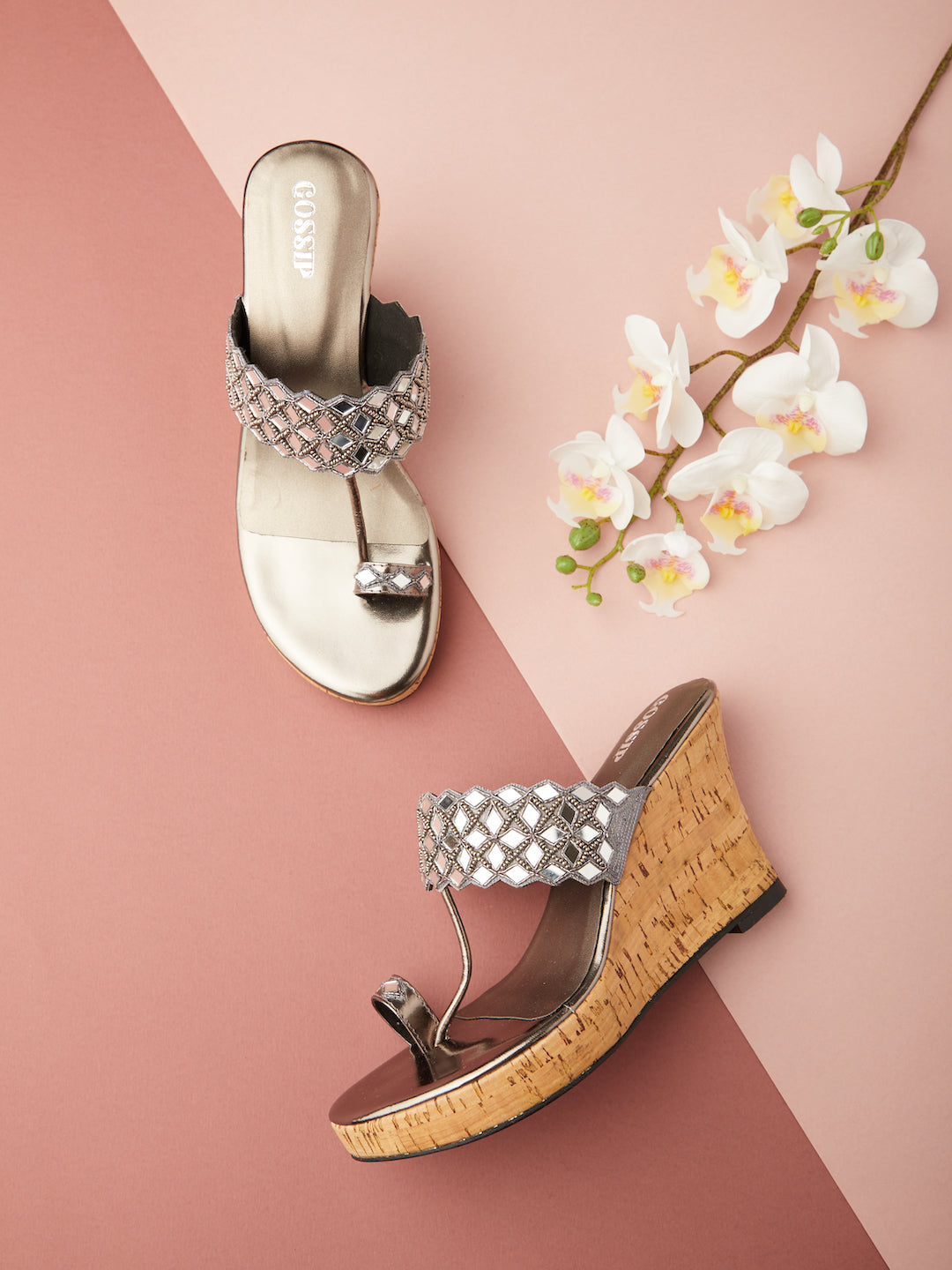 MIRROR WORK FESTIVE PLATFORMS