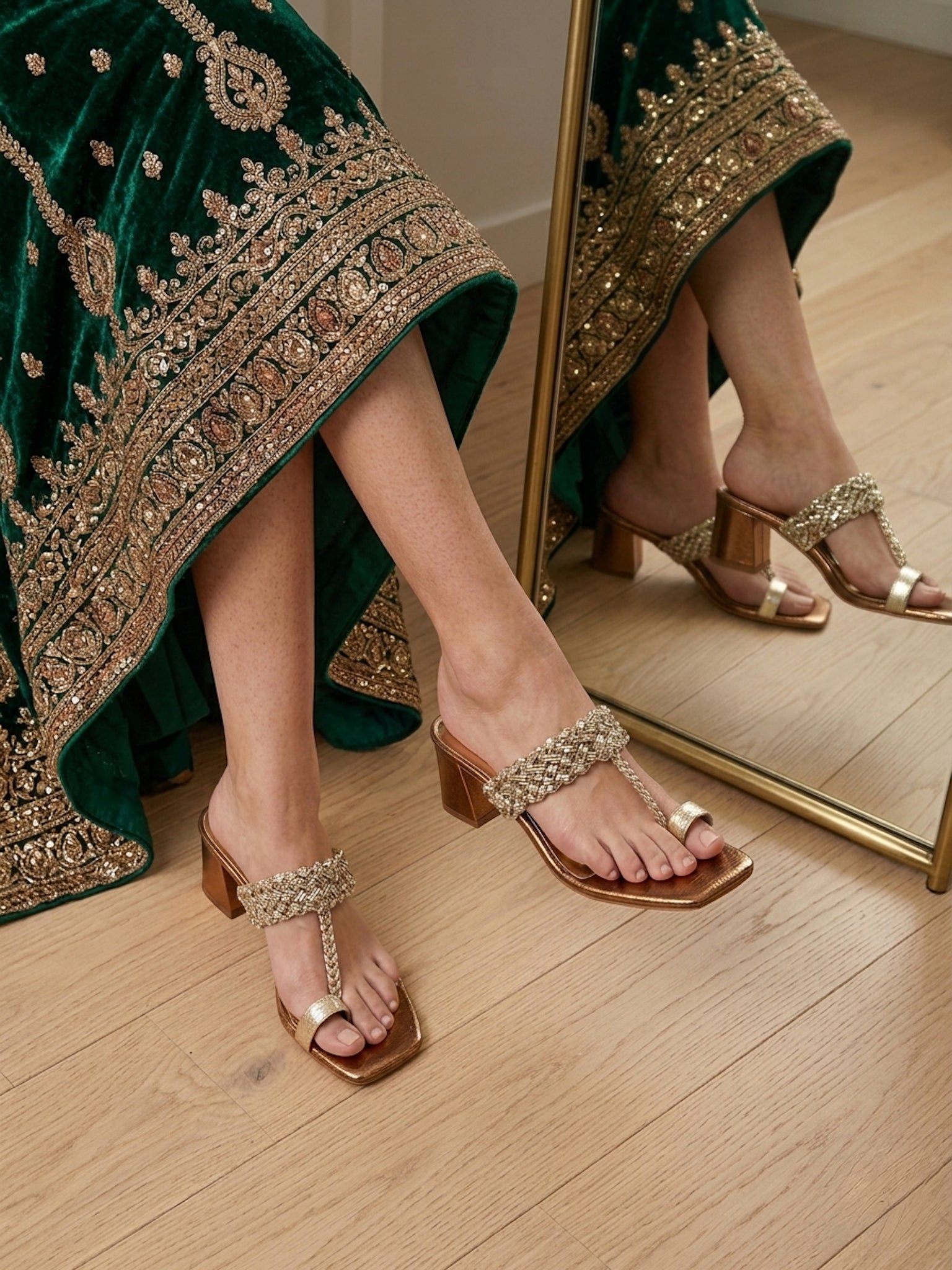 Celestial Interwoven Heels