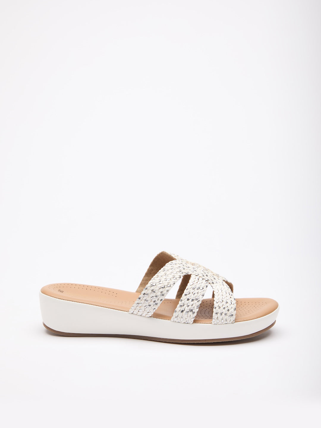 Blush Interlace Slides