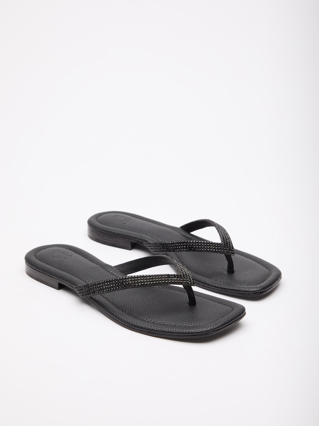 Signature Diamante Thongs