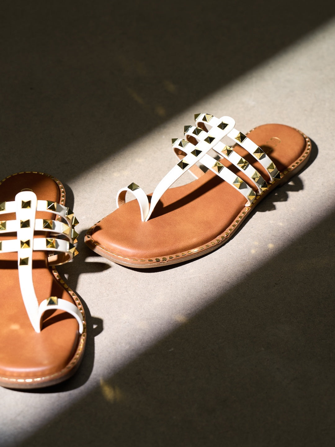 Valentina Studded Flats