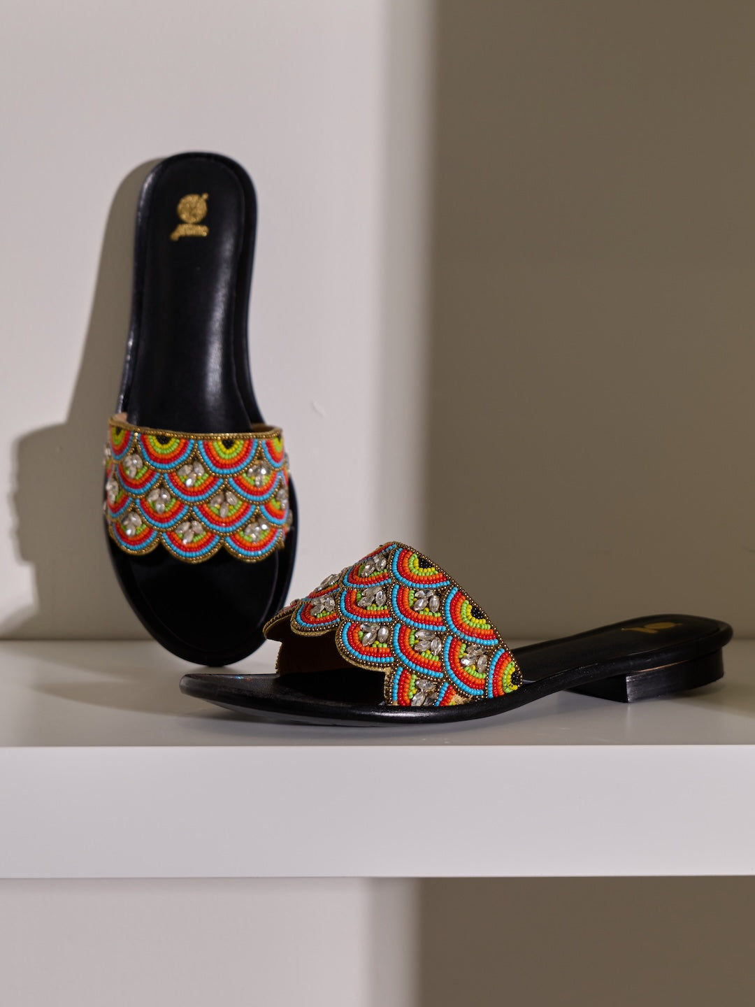 Carnival Beaded Flats