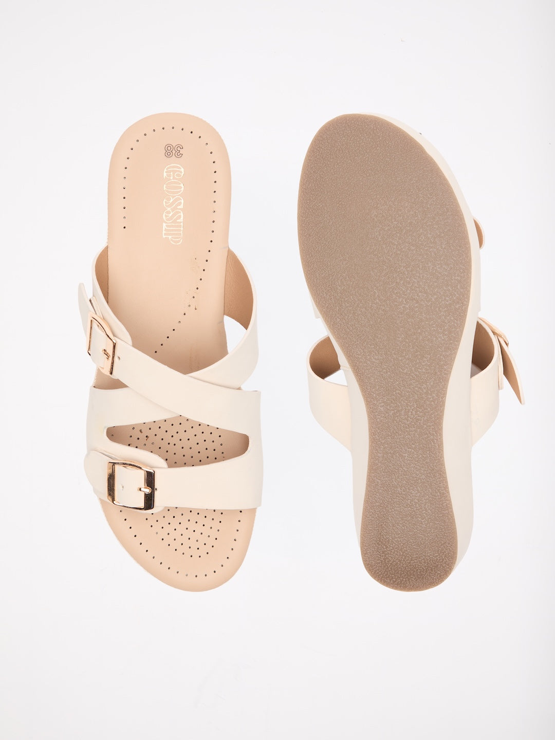 Harlow Buckle Flats
