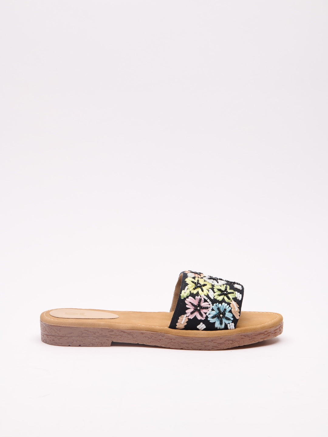Raffia Bloom Slides