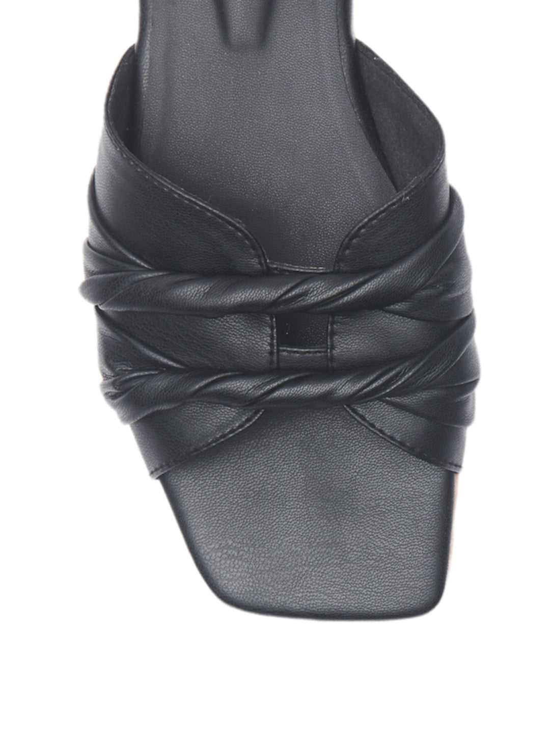 TWIRL SQUARE TOE SLIDES