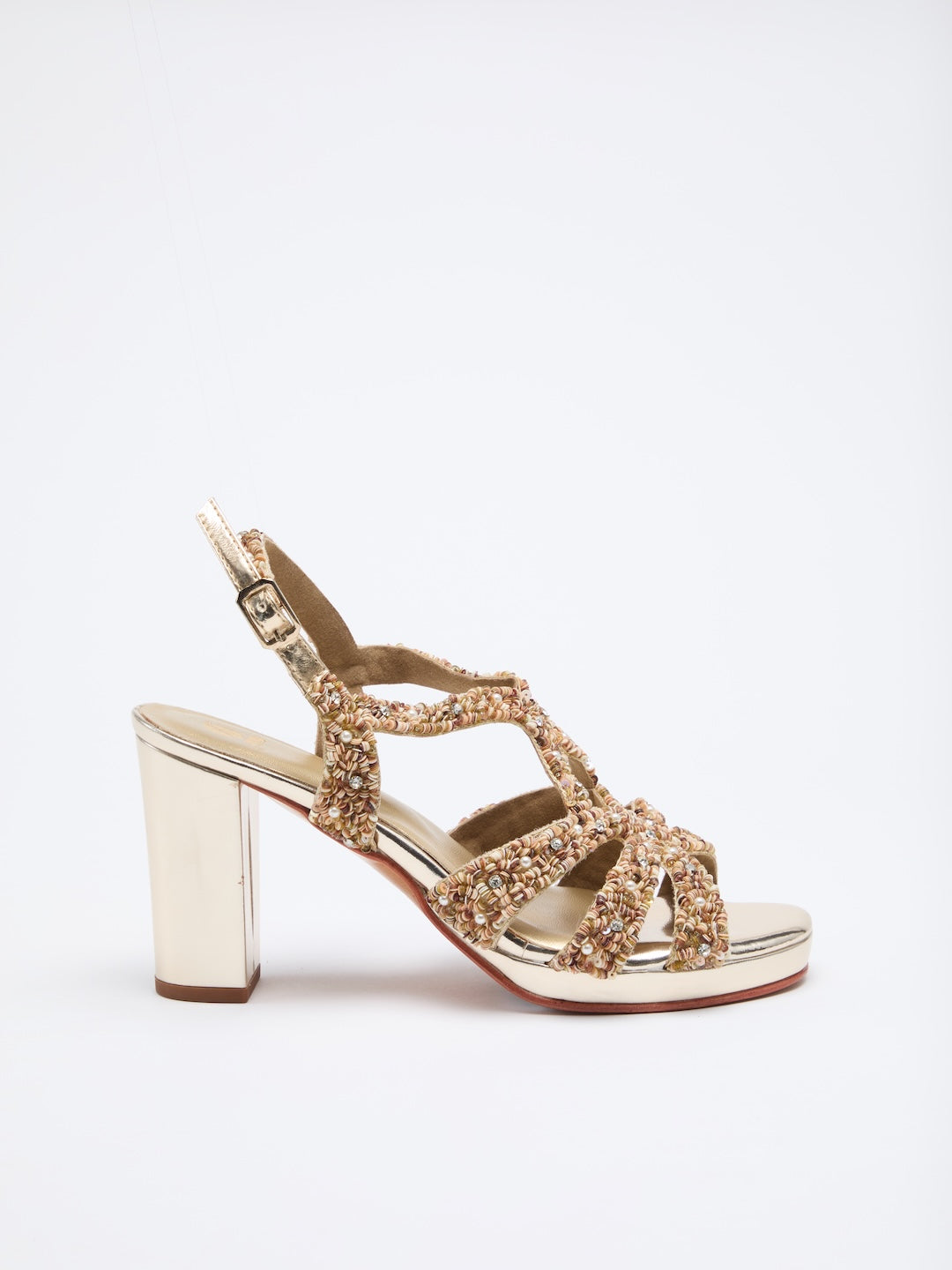 HERITAGE BEADED SANDAL