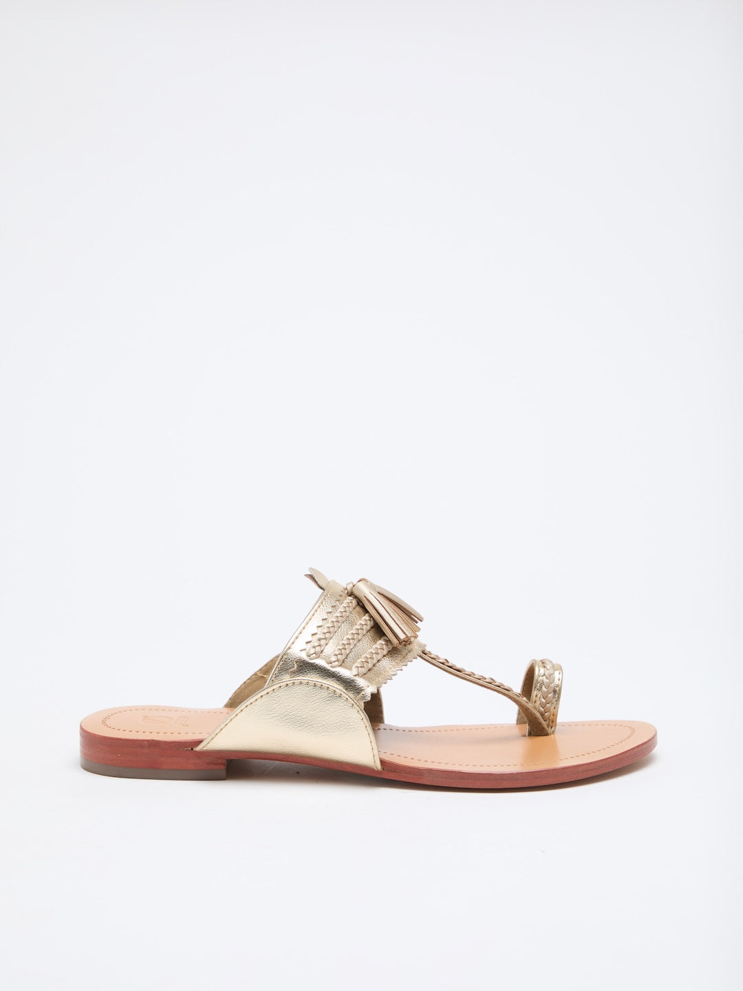 FLAT TASSEL KOLHAPURIS