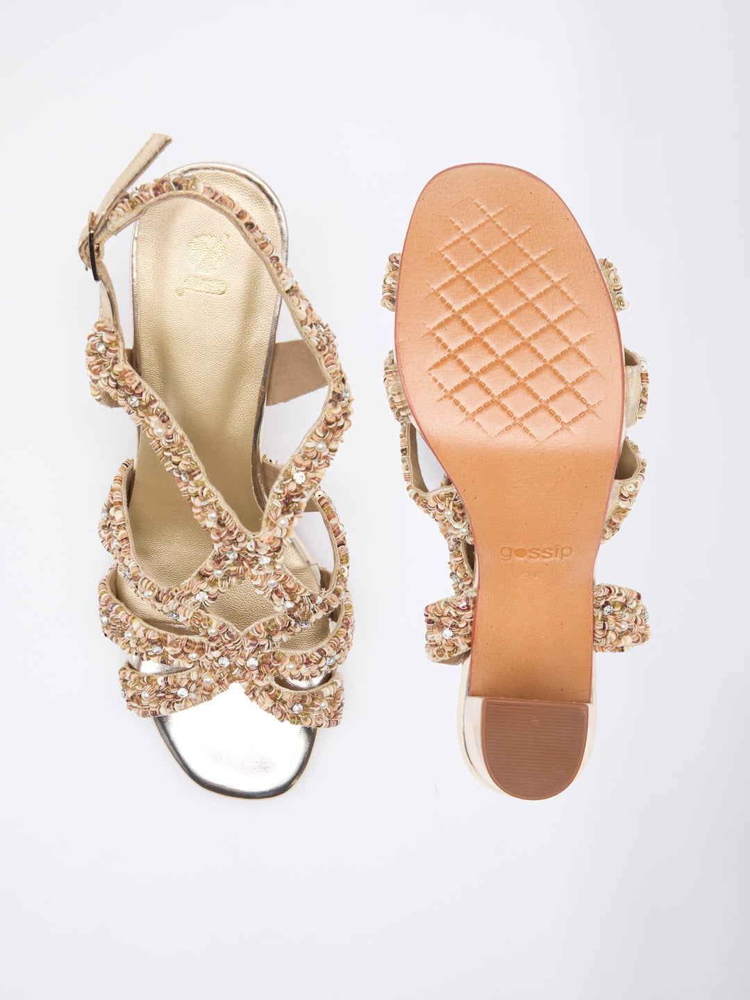 HERITAGE BEADED SANDAL
