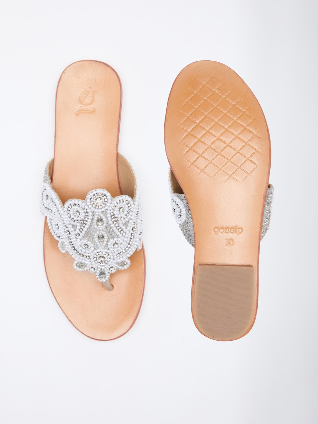 NAAZ EMBROIDERED FLATS