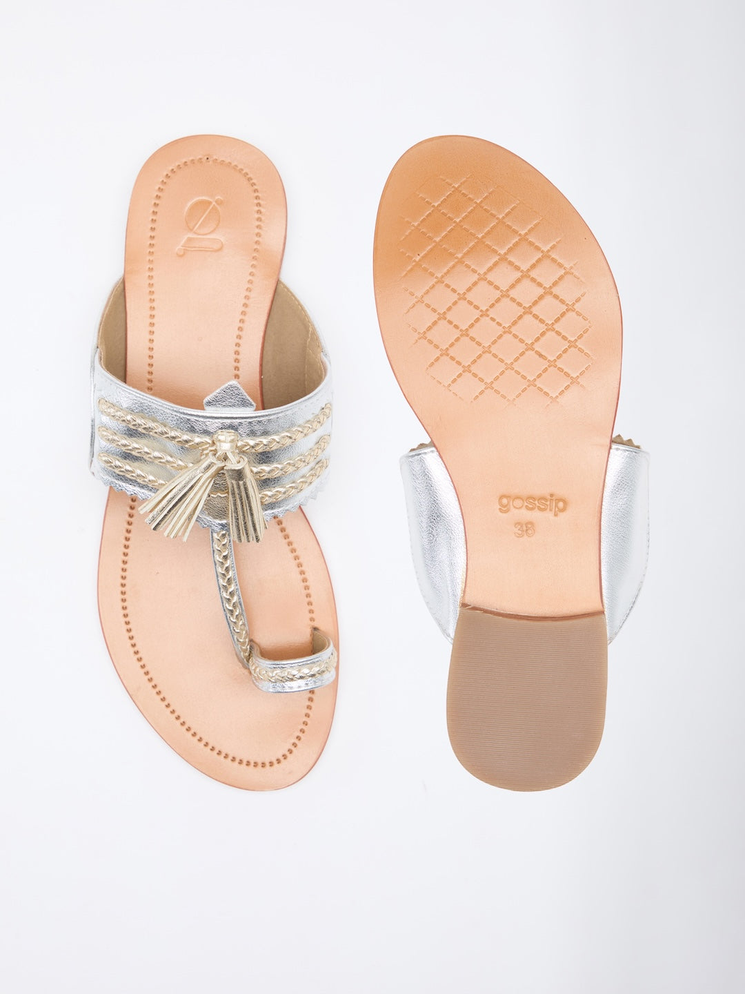 FLAT TASSEL KOLHAPURIS