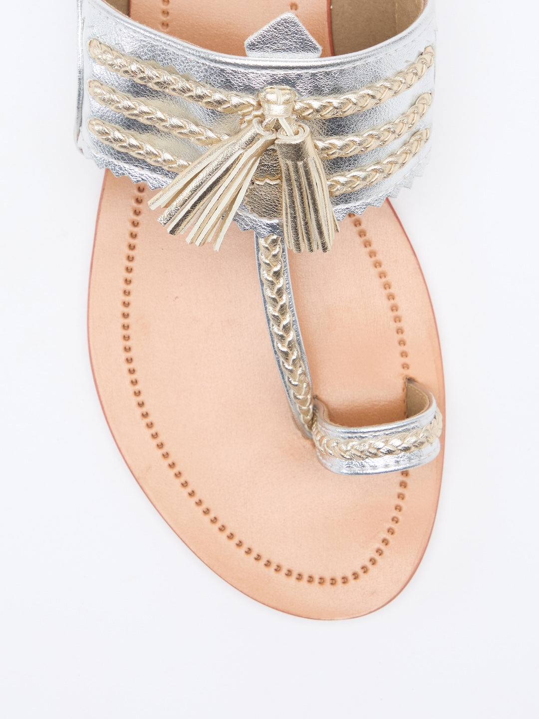 FLAT TASSEL KOLHAPURIS