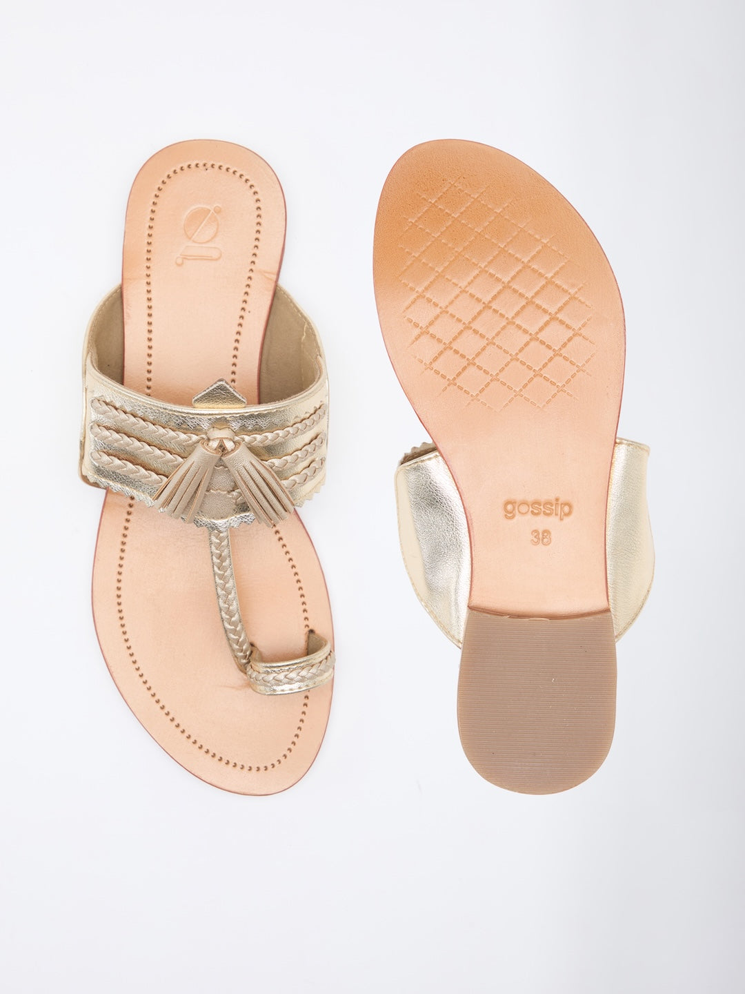 FLAT TASSEL KOLHAPURIS