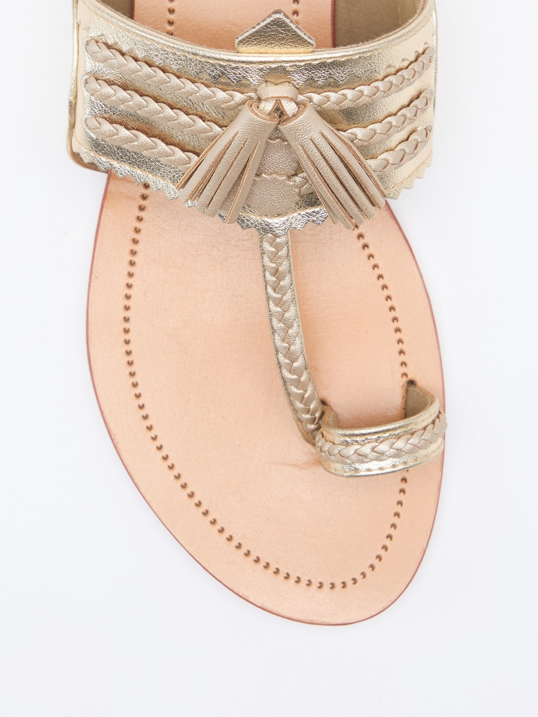 FLAT TASSEL KOLHAPURIS