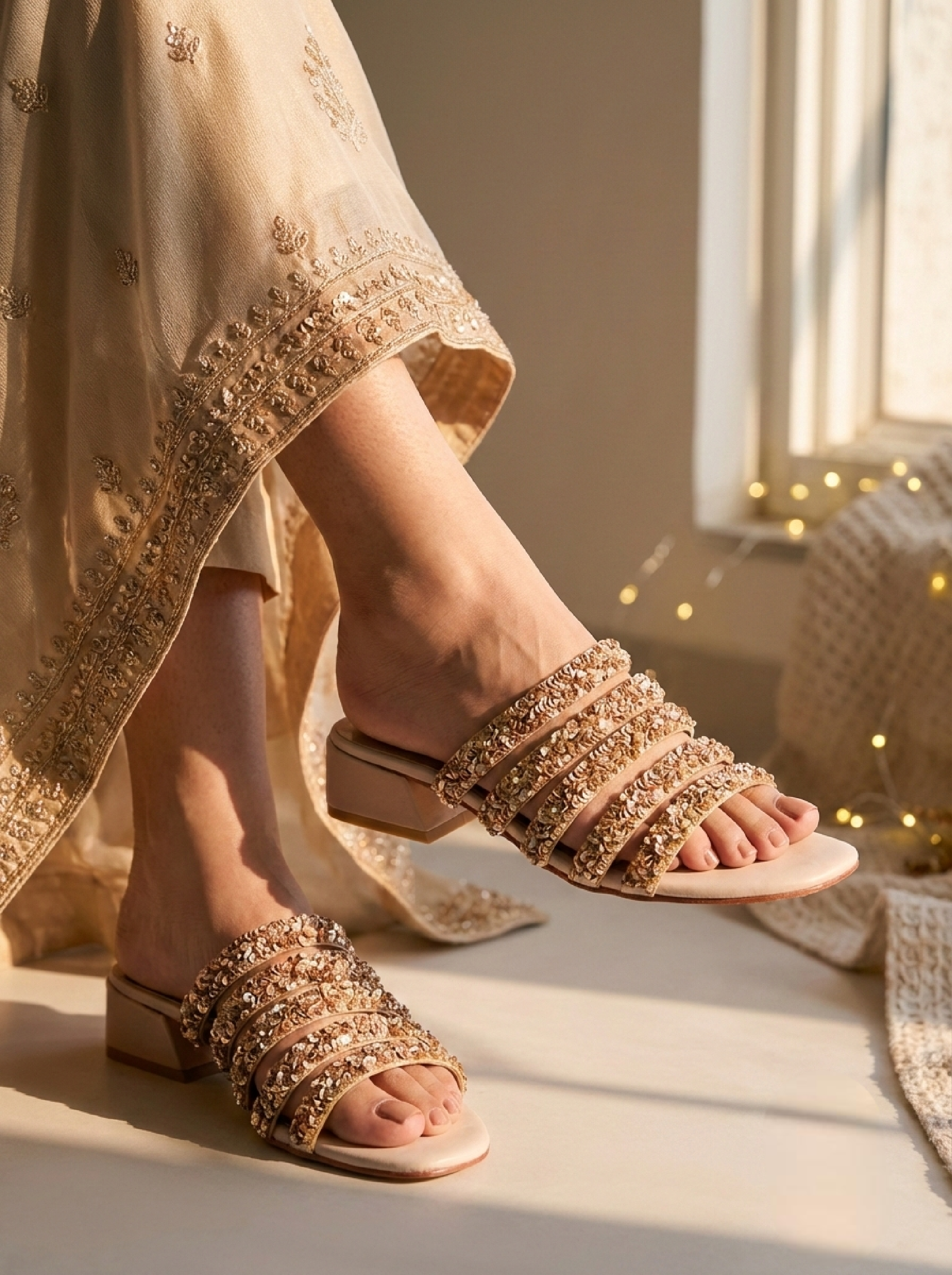 Beadline Petals Heels