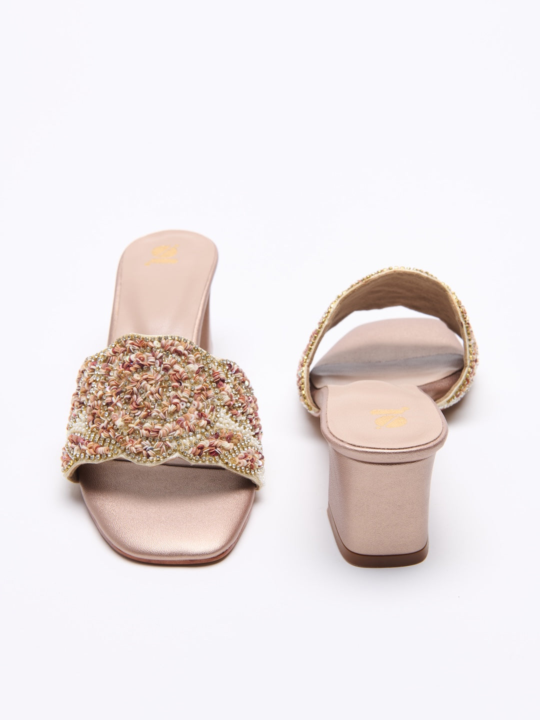 Retro Sequin Heels