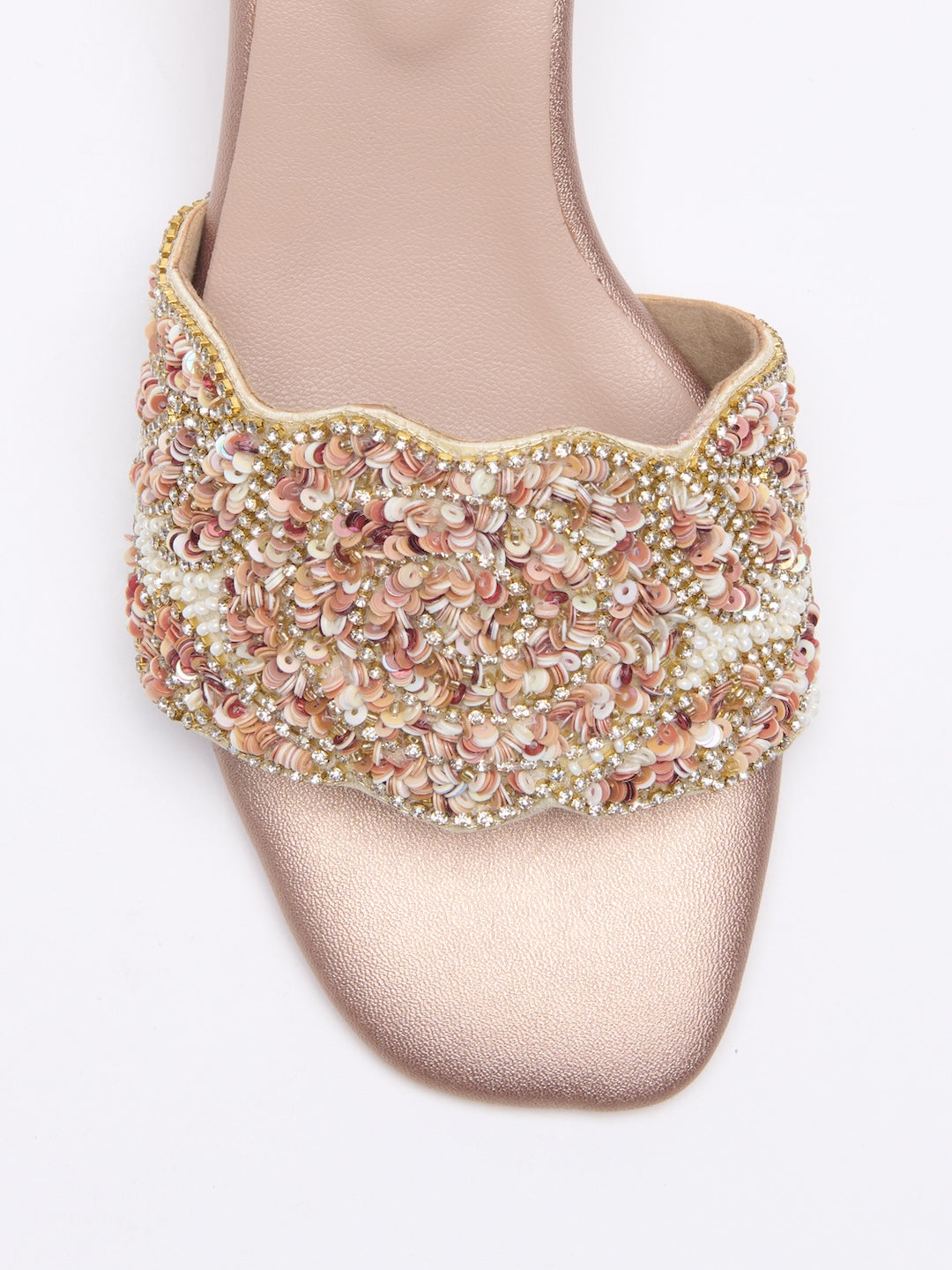 Retro Sequin Heels