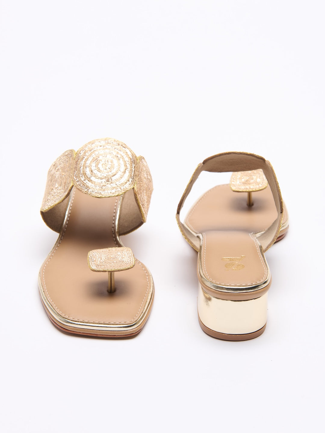 Gold dust heels