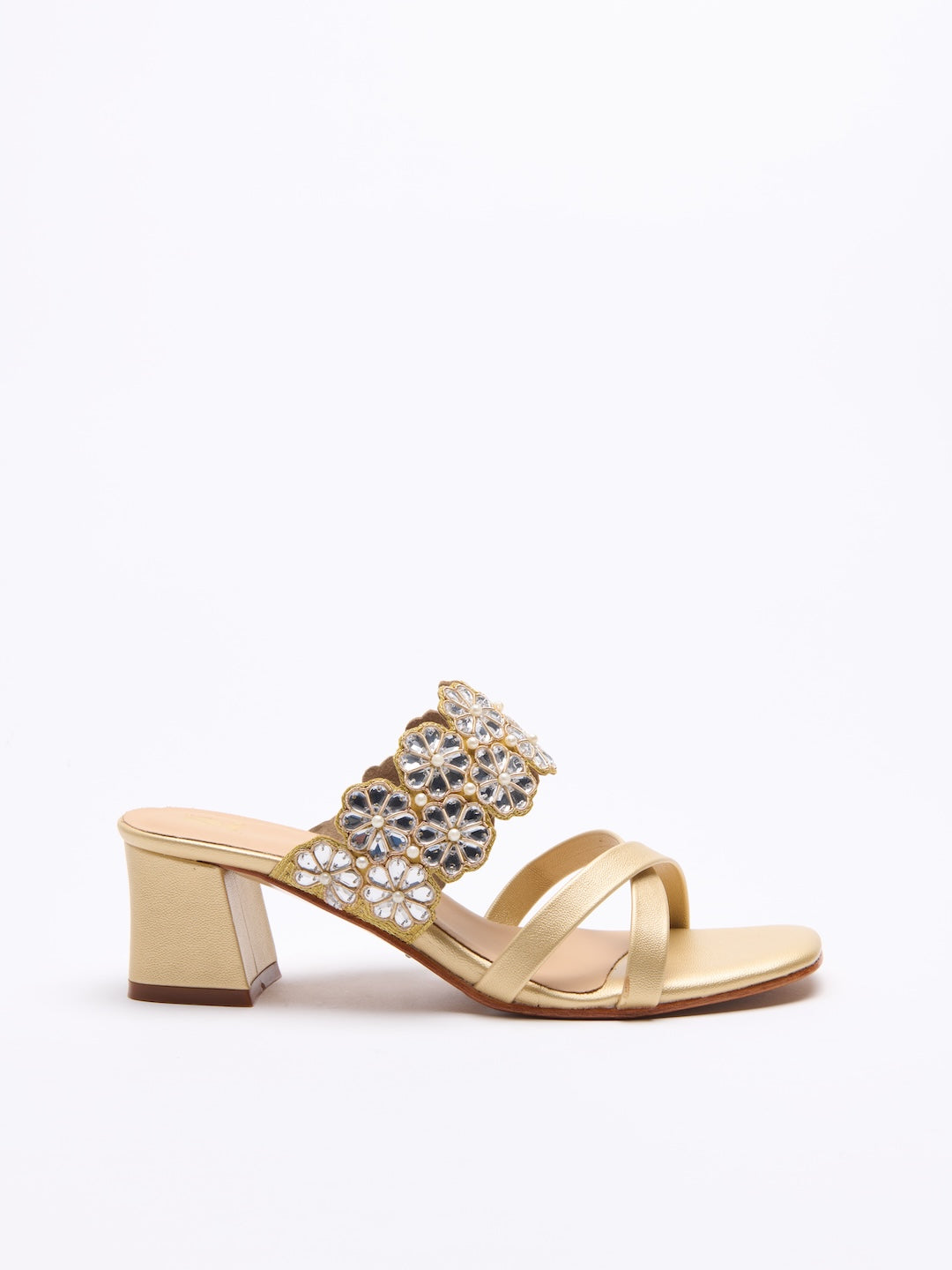 Mirror mosaic heels