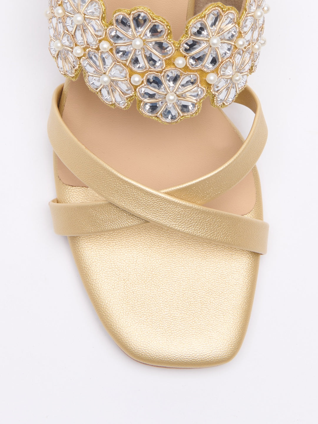 Mirror mosaic heels