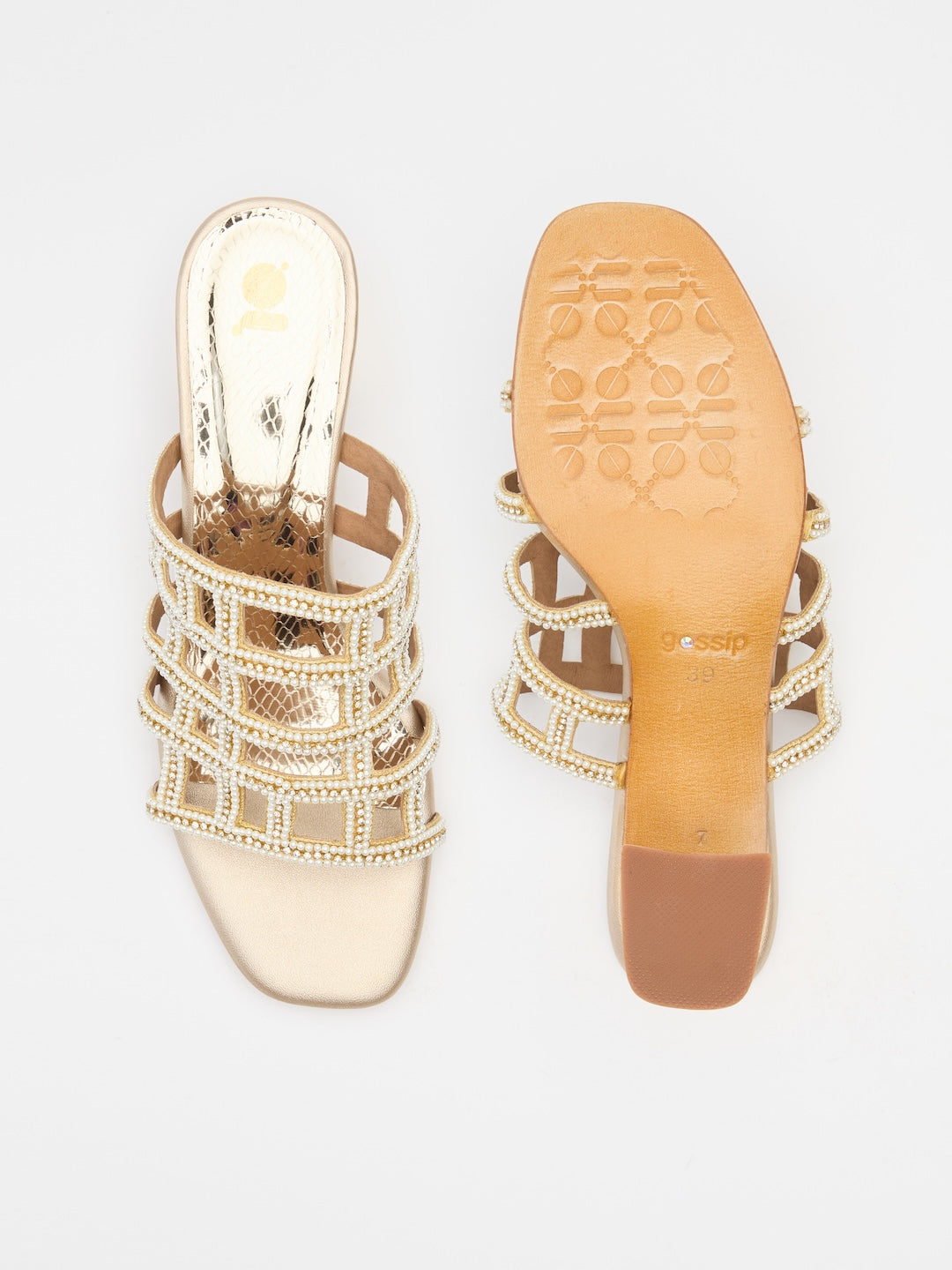 Pearl Lattice Heel