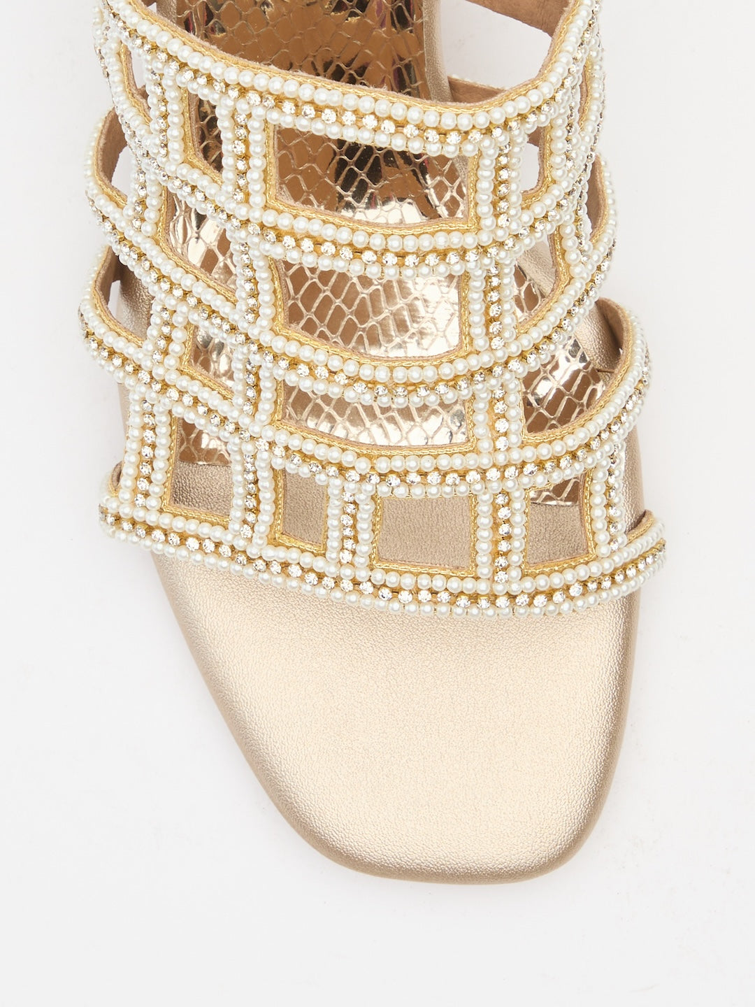 Pearl Lattice Heel