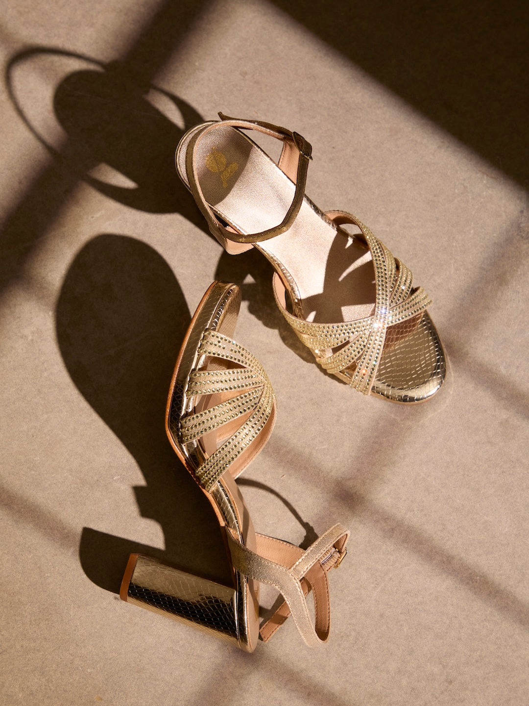 Crystal Axis Sandals