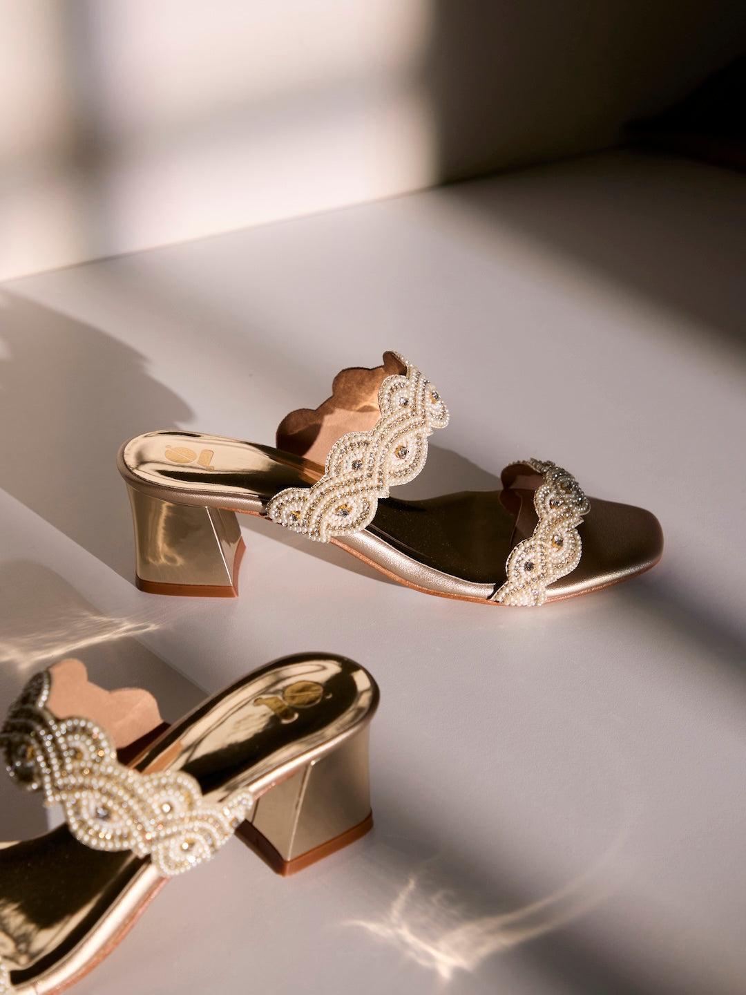 Pearl Mirage Heels