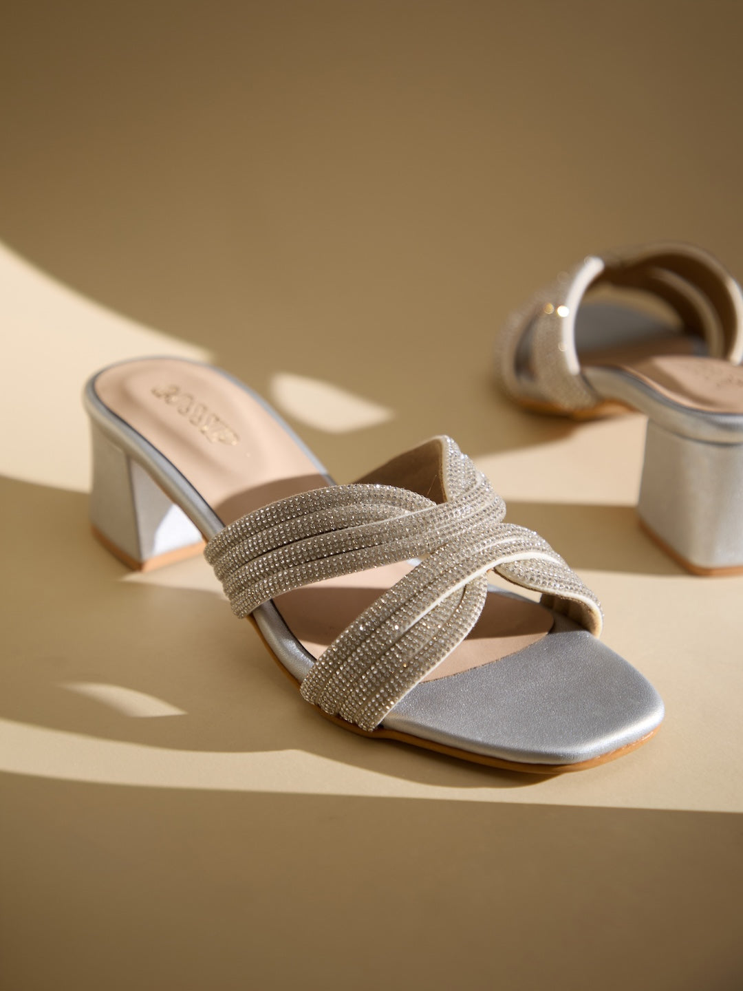 Shimmer Loop Heels