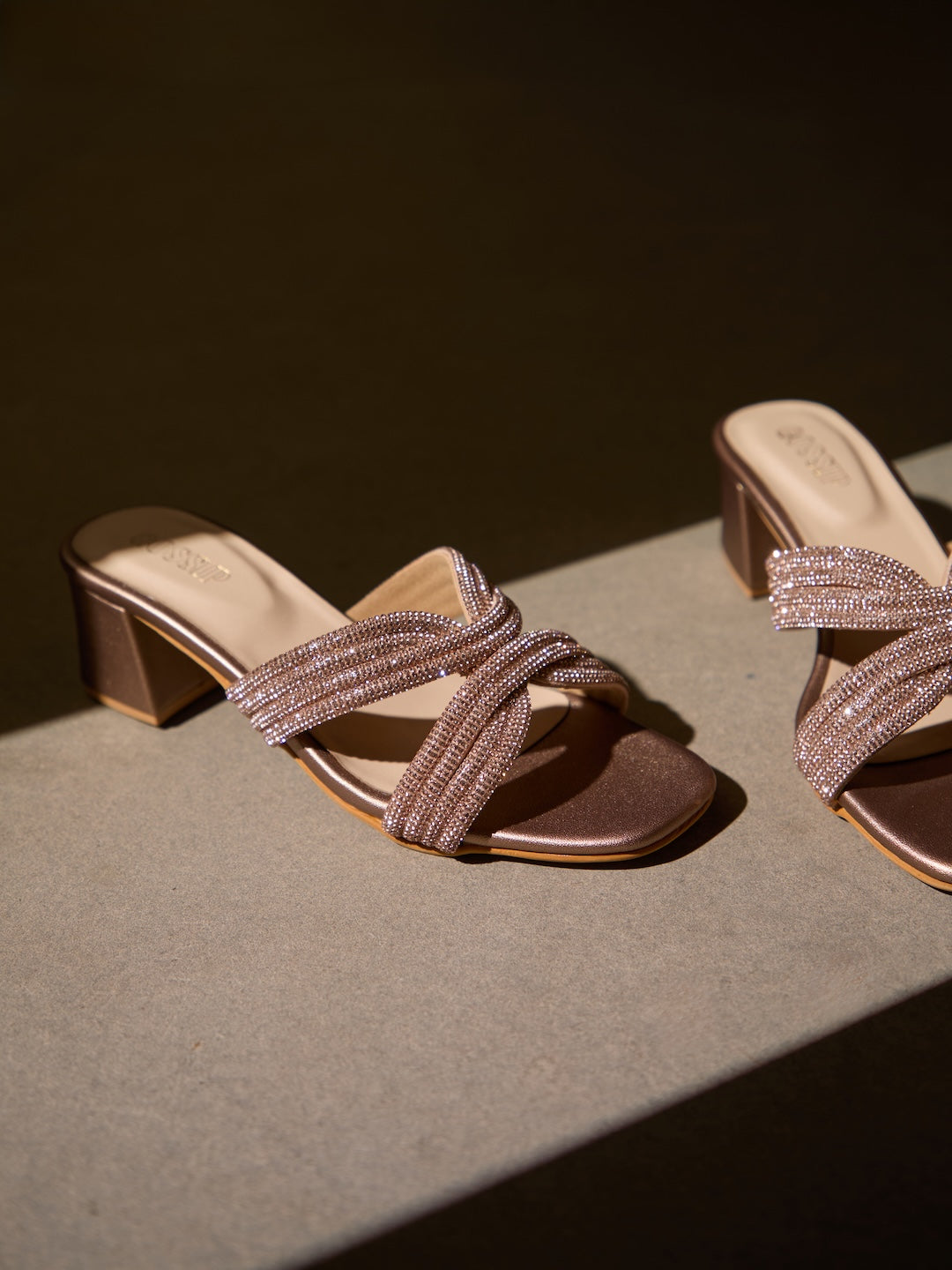 Shimmer Loop Heels