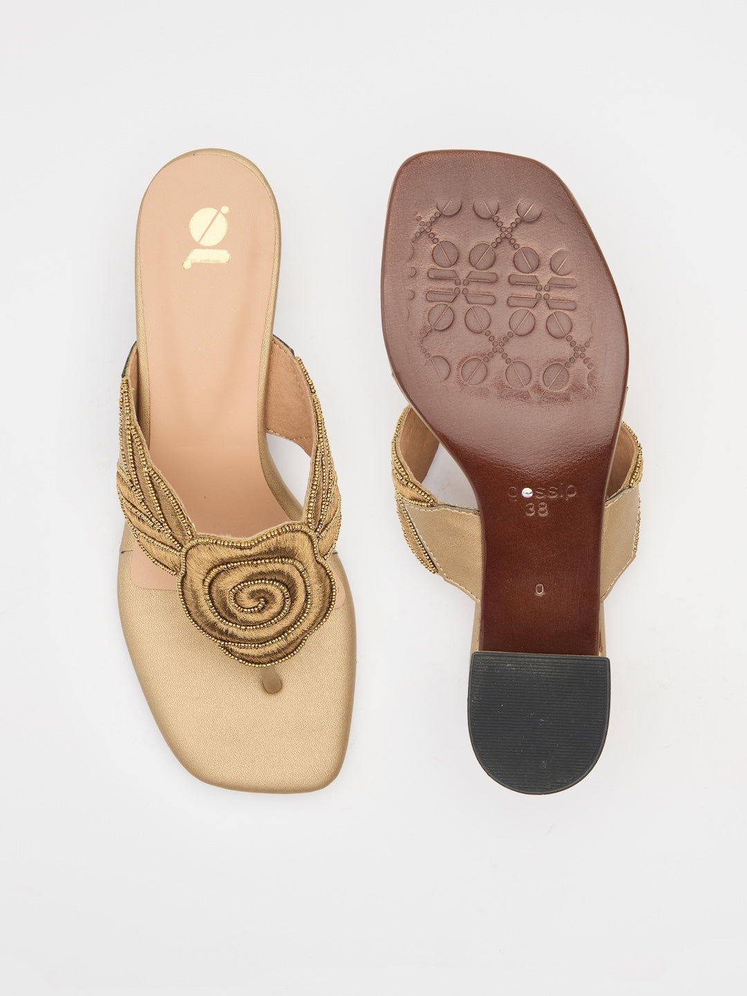 Rosette Court Heels