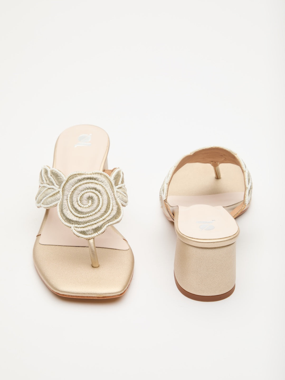 Rosette Court Heels