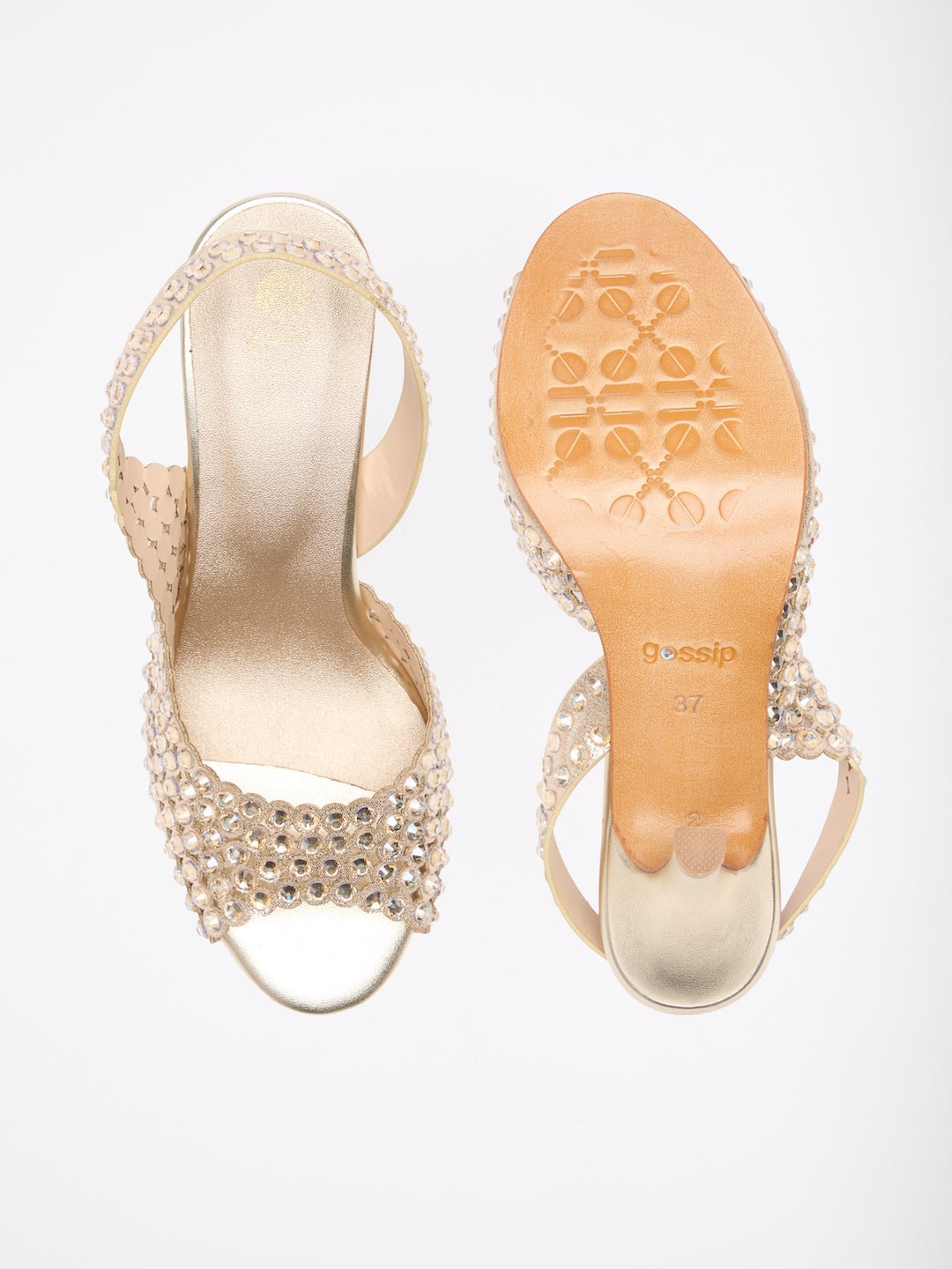 Crystal Veil Slingbacks