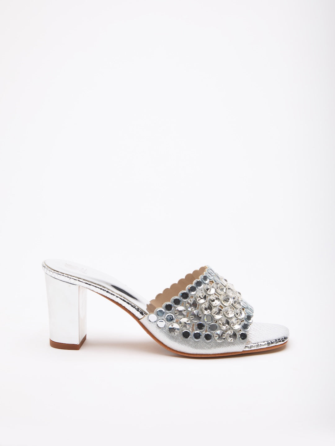 Crystal Bloom Heels
