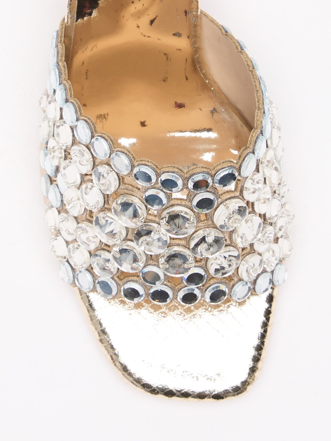 Crystal Bloom Heels