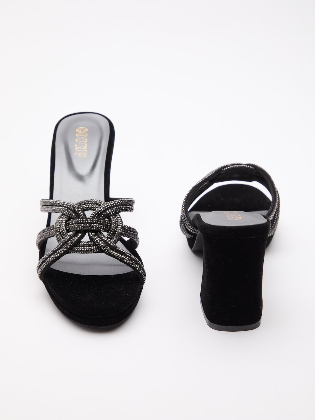 Shimmer Knot Heels