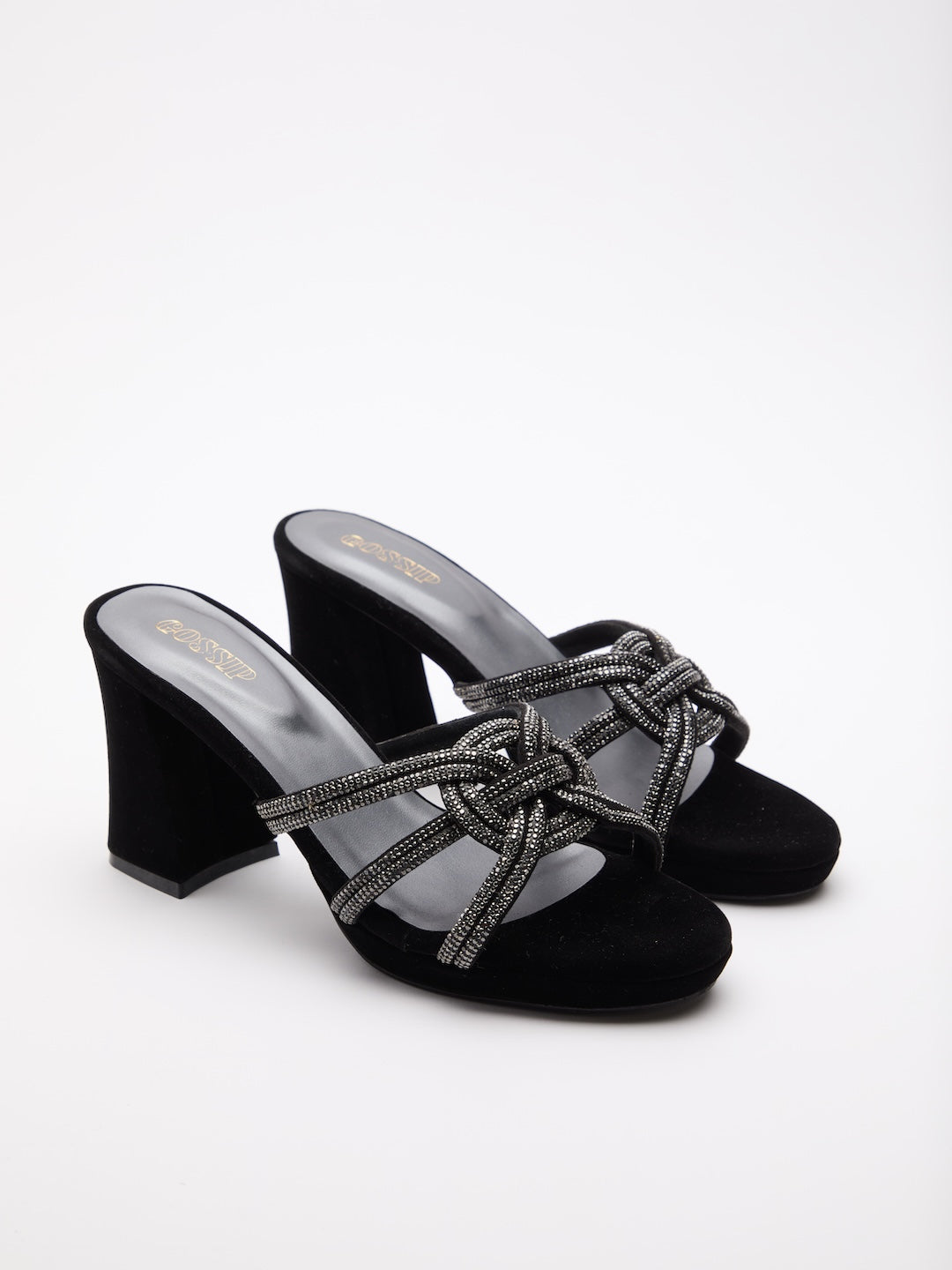 Shimmer Knot Heels