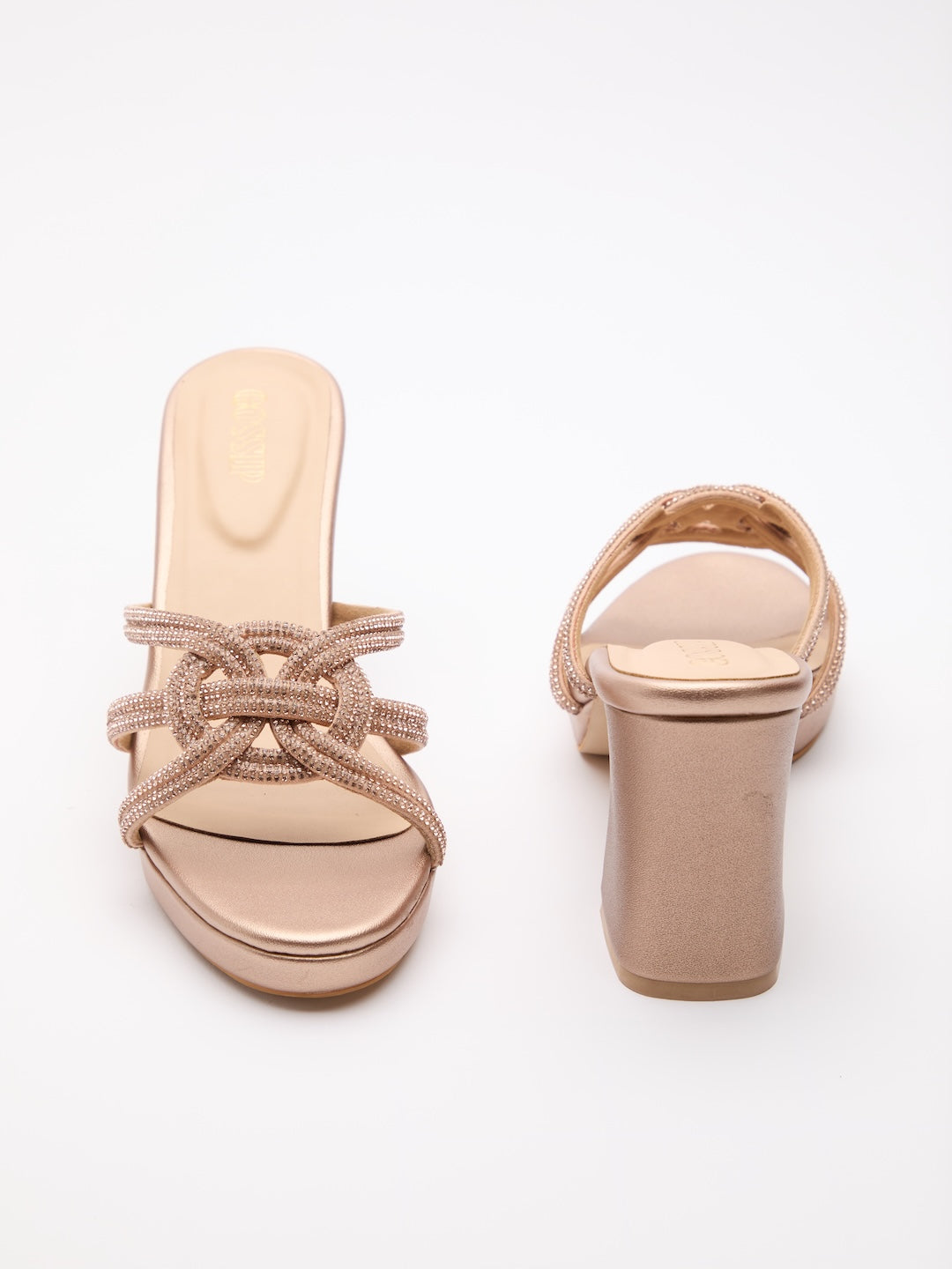 Shimmer Knot Heels