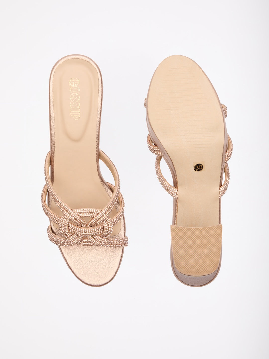 Shimmer Knot Heels