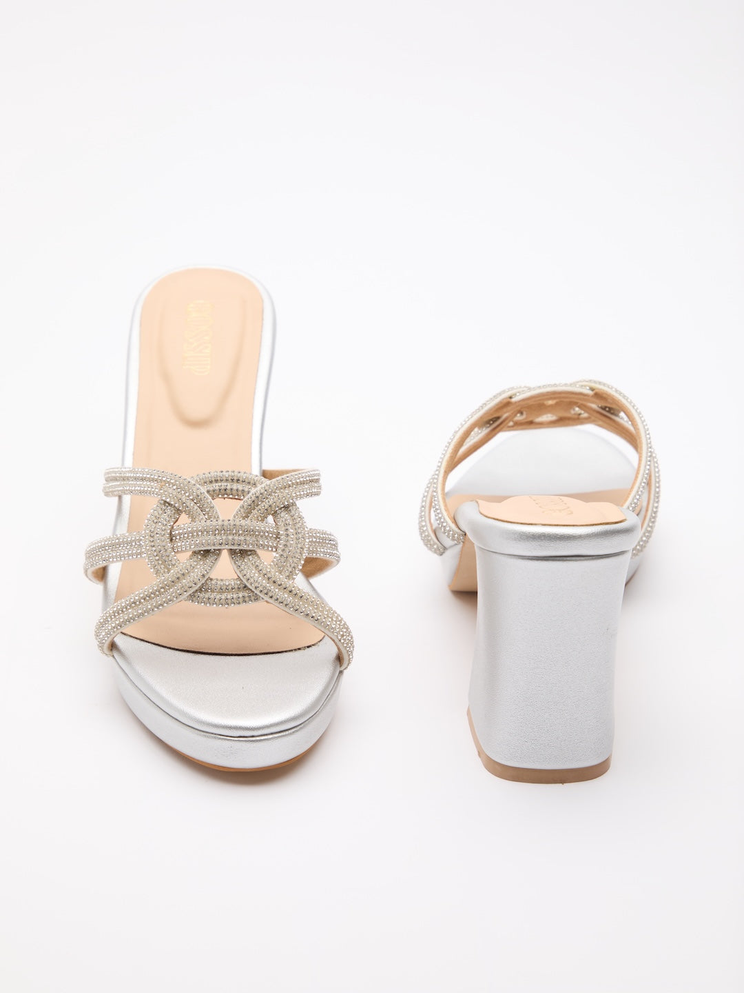 Shimmer Knot Heels