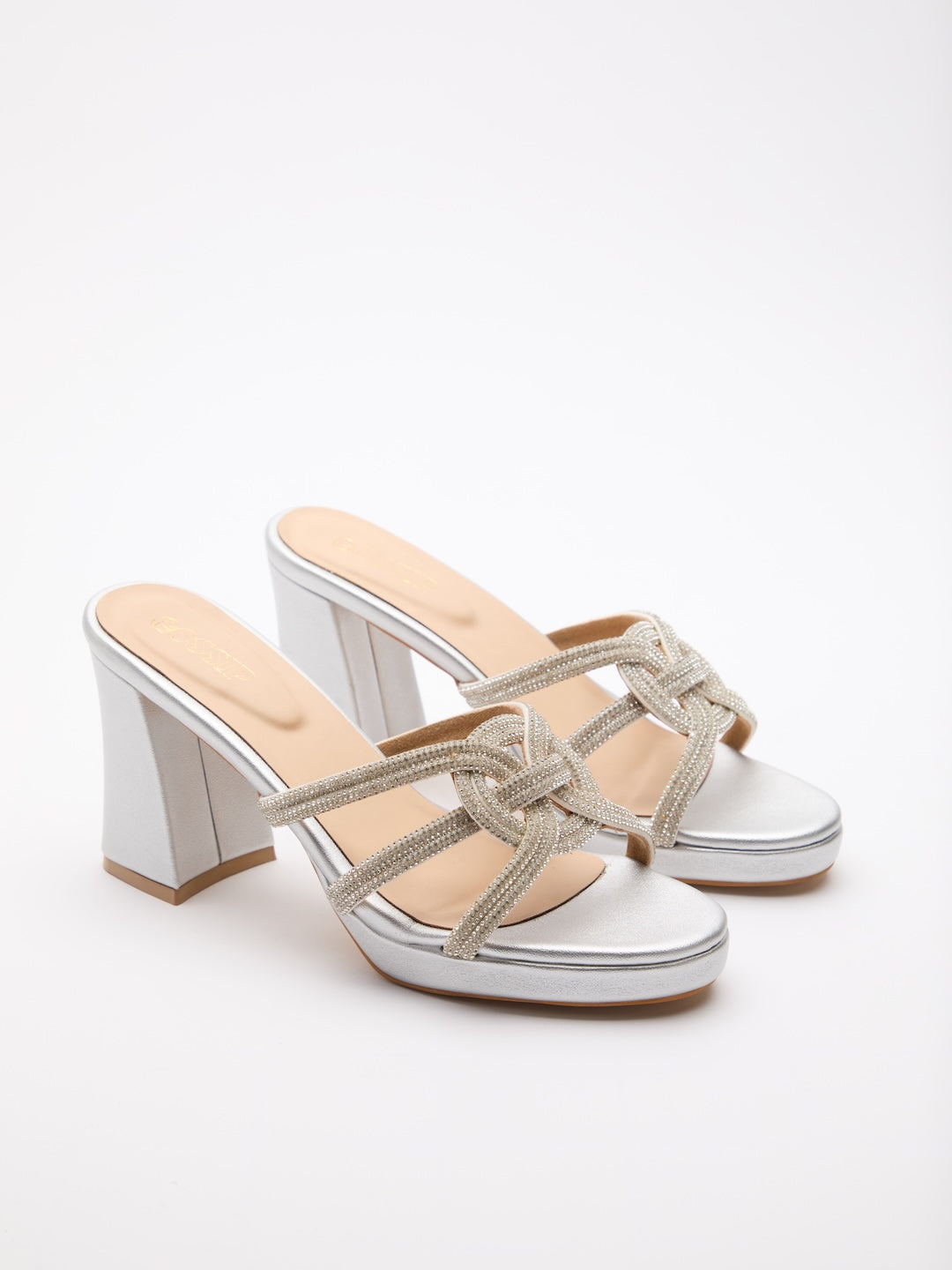 Shimmer Knot Heels