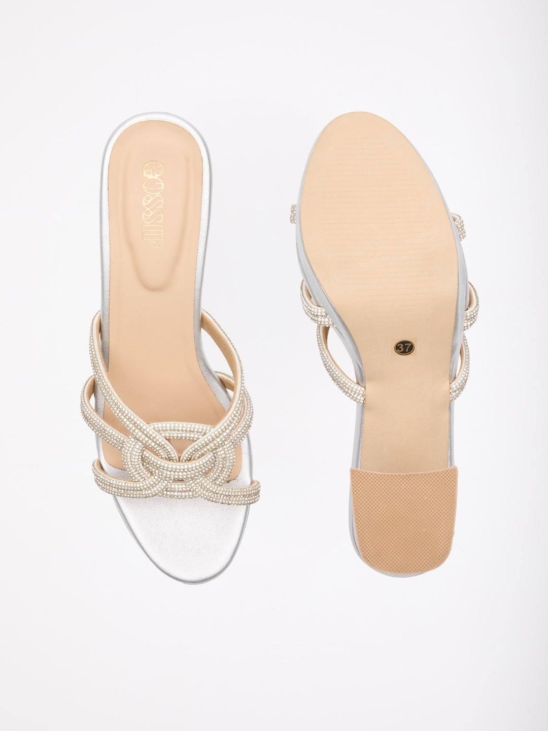 Shimmer Knot Heels