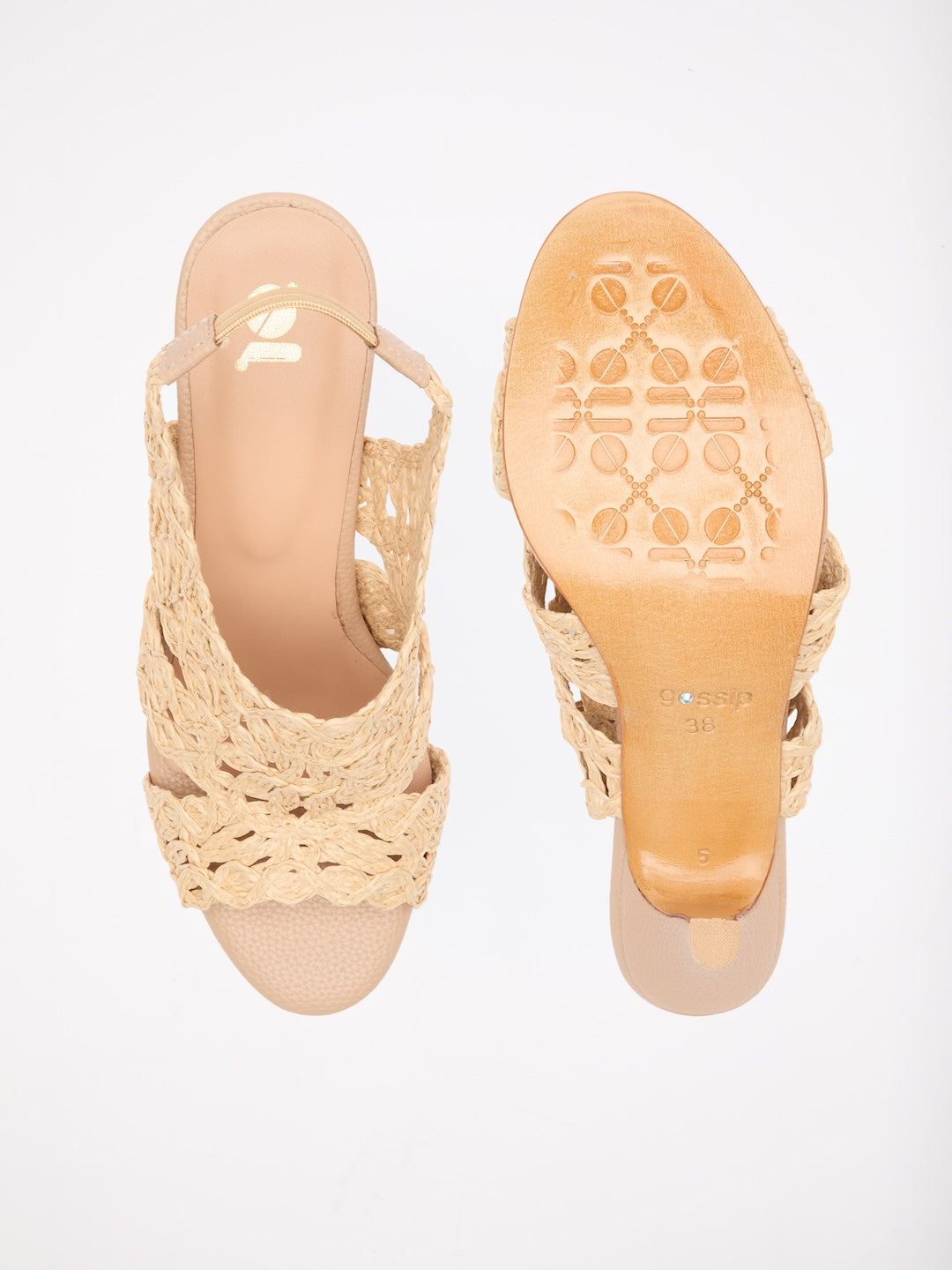Sorrento Raffia Heels