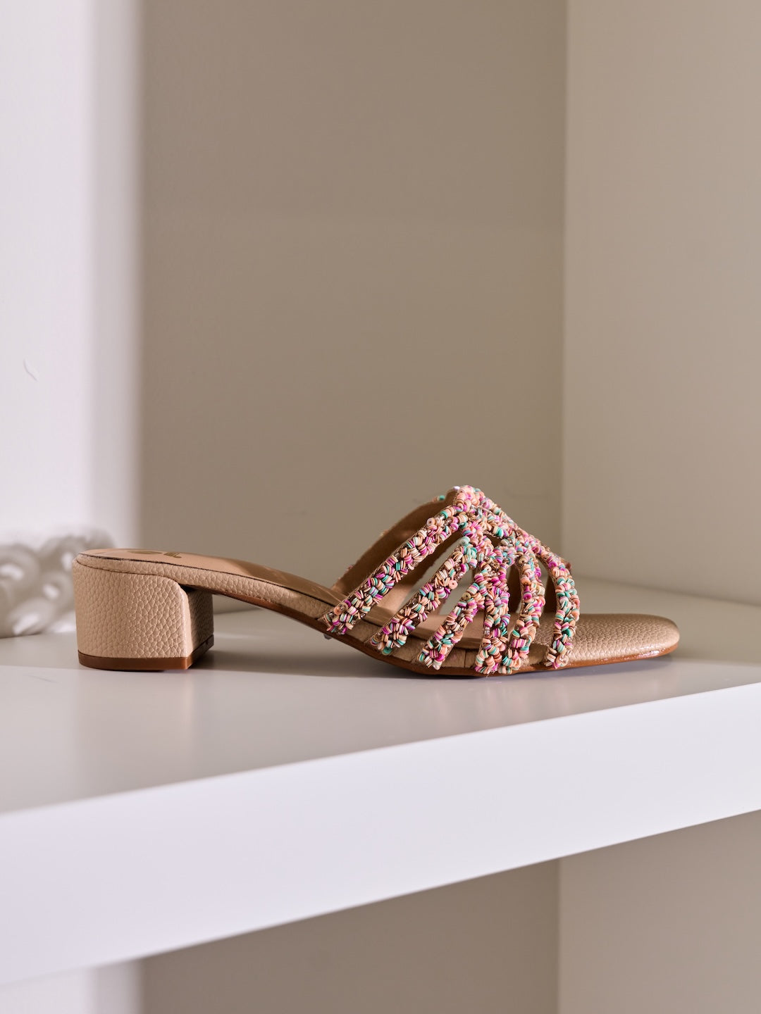 Lucia Beaded Heels